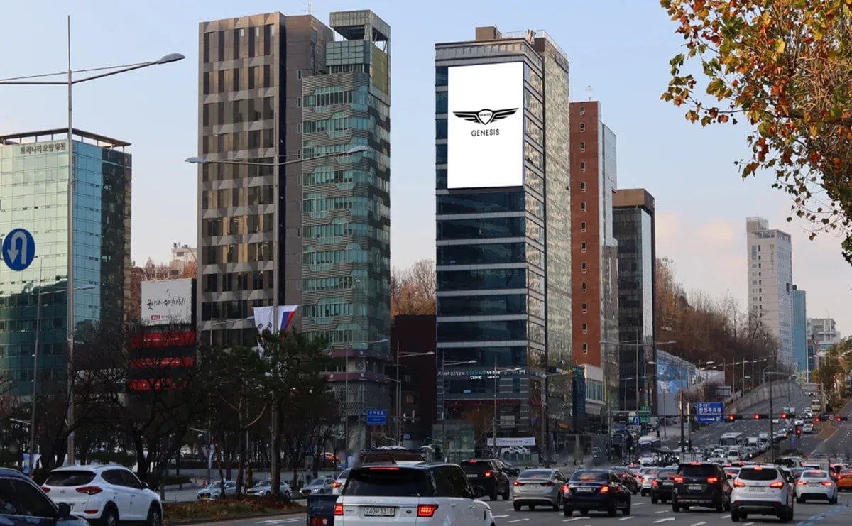 삼성동 랜드마크빌딩 전광판 이미지