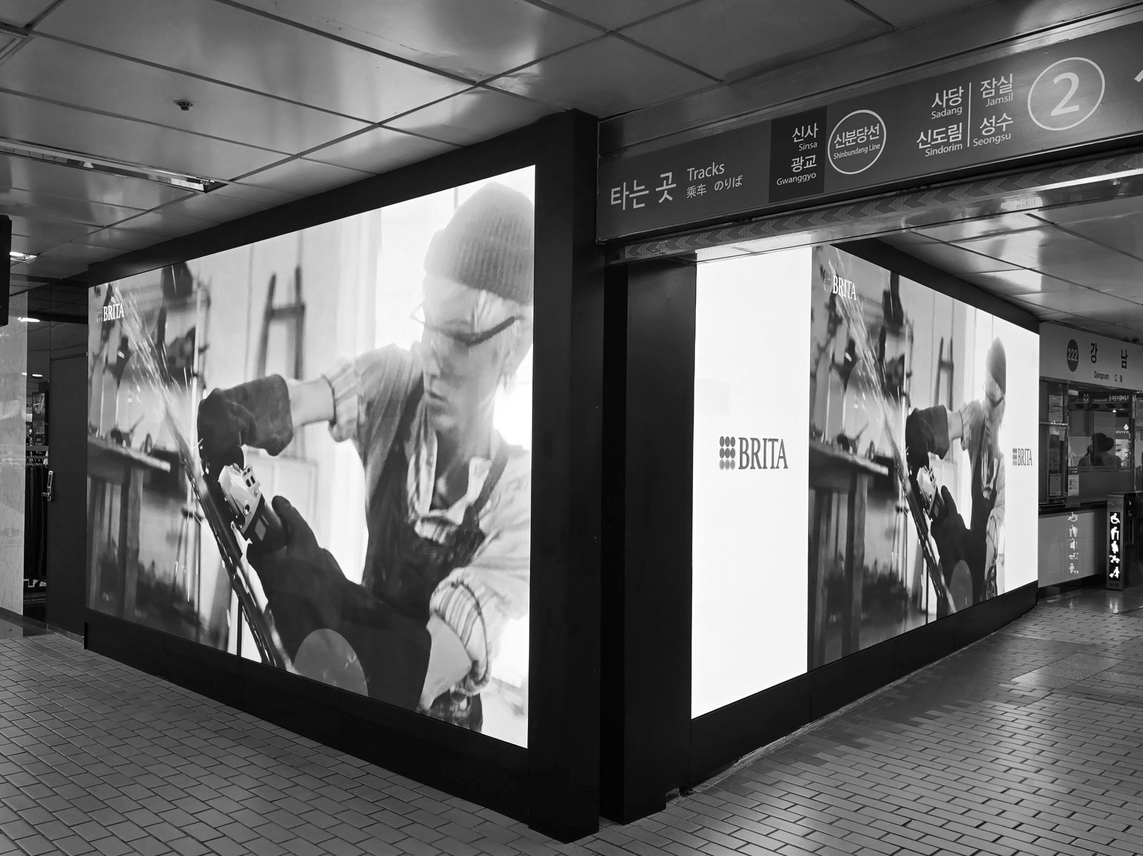 강남역 아트 캔버스 이미지